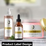 Product label Design
