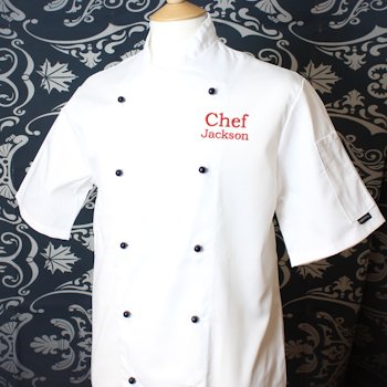 Embroidered Jacket Chef Uniform